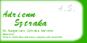 adrienn sztraka business card